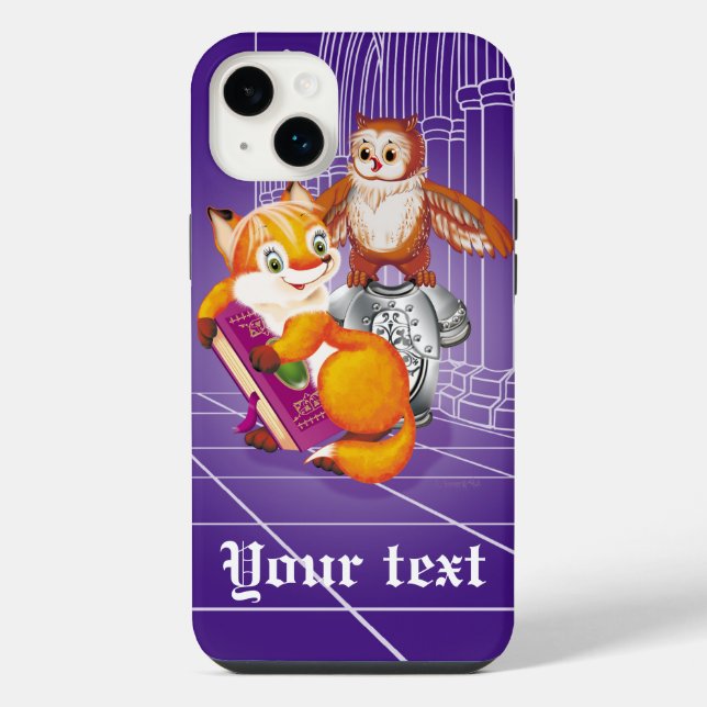 Funda Para iPhone zorro y búho (Reverso)