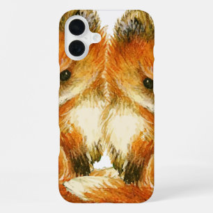 Funda Para iPhone 16 Plus Zorros gemelos bebés