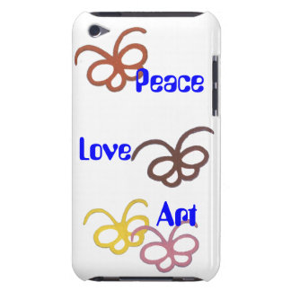 Funda Para iPod De Barely There arte del amor de la paz