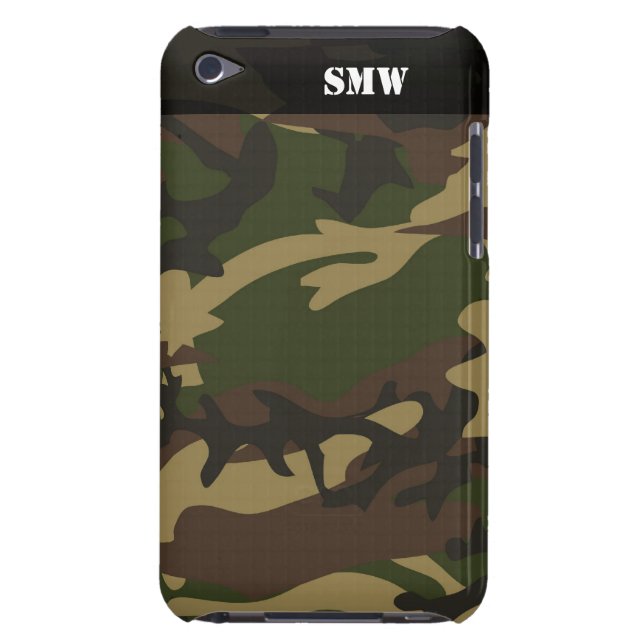 Funda Para iPod Verde militar de Camoflauge Camo personalizado (Atrás)