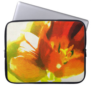 Funda para ordenador portátil Tulip impresionista