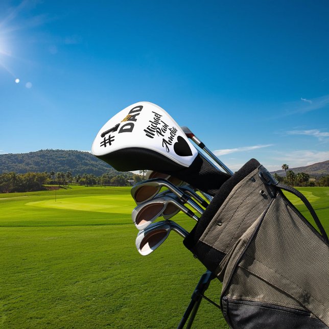 Funda Para Palo De Golf #1 Dad Love Personalized Golf Head Cover (Subido por el creador)