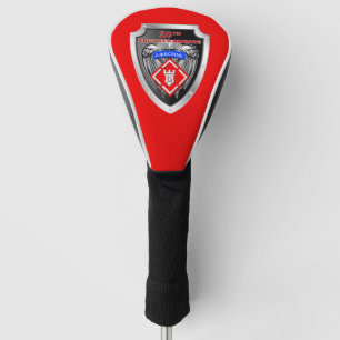 Funda Para Palo De Golf 20.º diseño de escudo aerotransportado de brigada