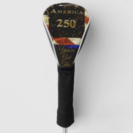 Funda Para Palo De Golf ¡250º Cumpleaños Feliz América!