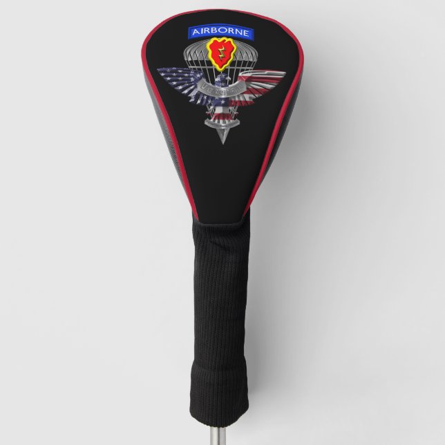 Funda Para Palo De Golf 25.ª División de Infantería Veteranos Aéreos (Anverso)