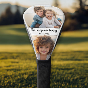Funda Para Palo De Golf 2 Nombre de familia de Collage de fotos