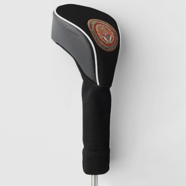 Funda Para Palo De Golf [400] Master Mason - Gold Square & Compass (Angulado)