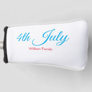 Funda Para Palo De Golf 4 de julio día de la independencia añadir nombre t