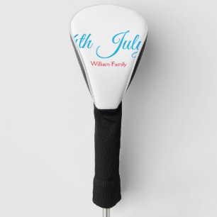 Funda Para Palo De Golf 4 de julio día de la independencia añadir nombre t