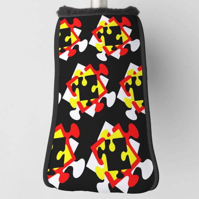 Funda Para Palo De Golf 4 Piezas de jigsaw (Girar 90)