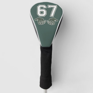 Funda Para Palo De Golf 67 Mano Divertida Seis Siete Meme Generación Alfa