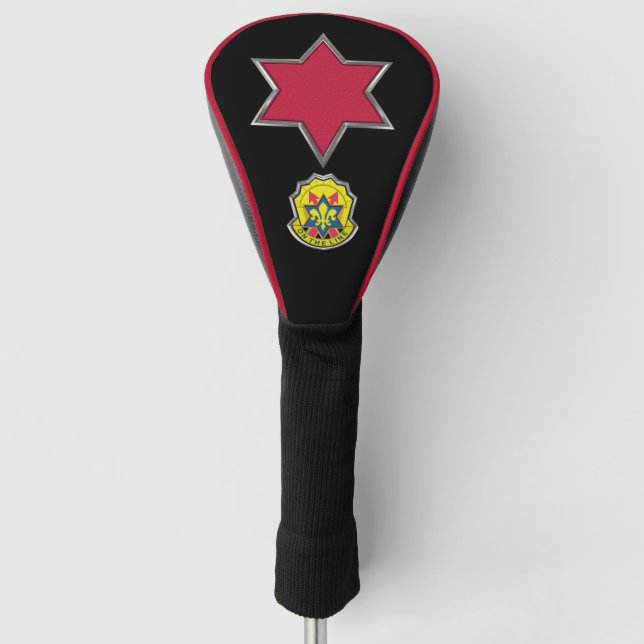 Funda Para Palo De Golf 6.ª Insignia De La División De Infantería (Anverso)