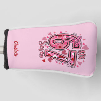Funda Para Palo De Golf 6 7 si Seven Meme Trend Girls Pink