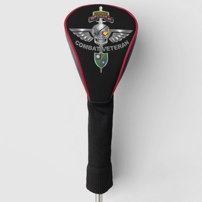 Funda Para Palo De Golf 75º Regimiento Ranger "Veterano de Combate" (Anverso)