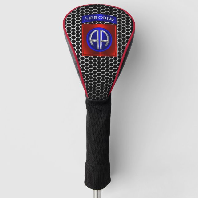Funda Para Palo De Golf 82ª División Aérea "Diseño metálico" (Anverso)