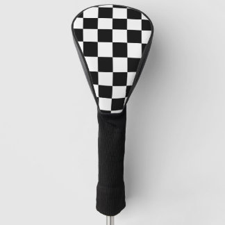 Funda Para Palo De Golf A cuadros negro