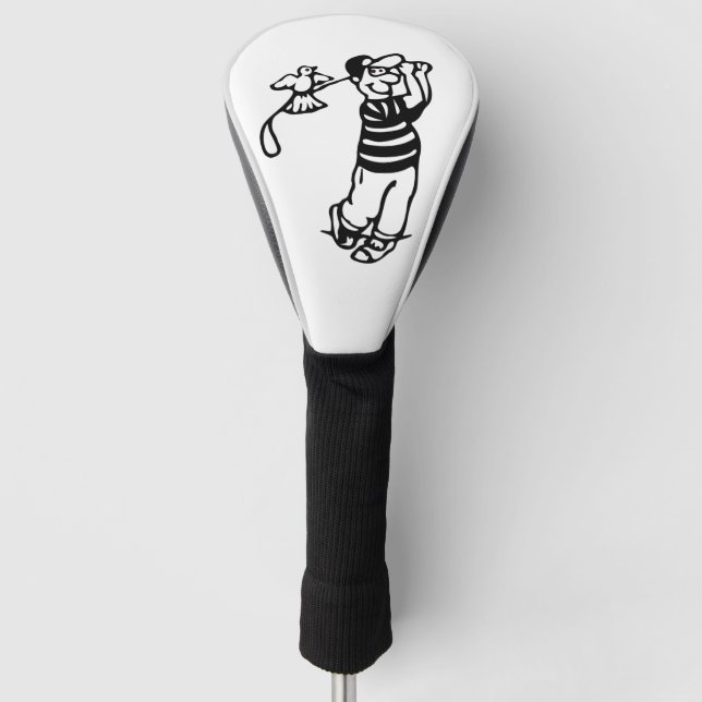 Funda Para Palo De Golf A Golfer in b-w (Anverso)