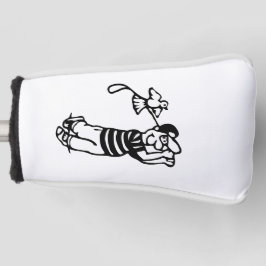 Funda Para Palo De Golf A Golfer in b-w