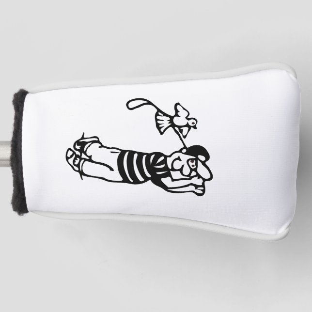 Funda Para Palo De Golf A Golfer in b-w (Anverso)