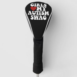 Funda Para Palo De Golf A los chicas les encantan mis regalos de autismo