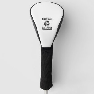 Funda Para Palo De Golf Abrazo mi Clumber Spaniel para no asfixiar a la ge