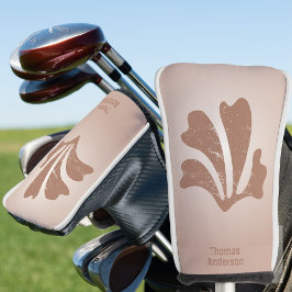 Funda Para Palo De Golf Abstract Art Brown Algae, Kelp