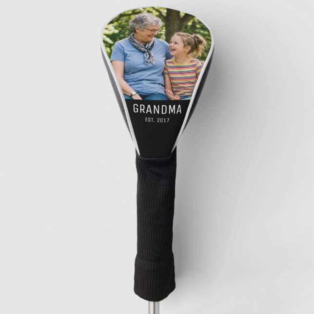 Funda Para Palo De Golf Abuela Estableció Foto  (Anverso)