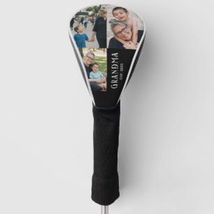Funda Para Palo De Golf Abuela Estableció Moderna Negra Audaz 3 Foto