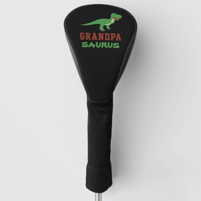 Funda Para Palo De Golf Abuelo Abuelo Grandpasauro de Dinosaur T-Rex Dino (Anverso)