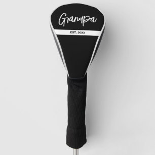 Funda Para Palo De Golf Abuelo de año fundado personalizado