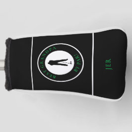 Funda Para Palo De Golf Abuelo el Mejor Por Par Divertido Putter Negro y V