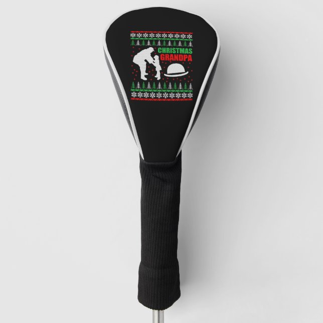 Funda Para Palo De Golf Abuelo navidad (Anverso)