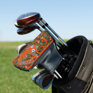 Funda Para Palo De Golf Accesorios de Golf Personalizados con Salamandras