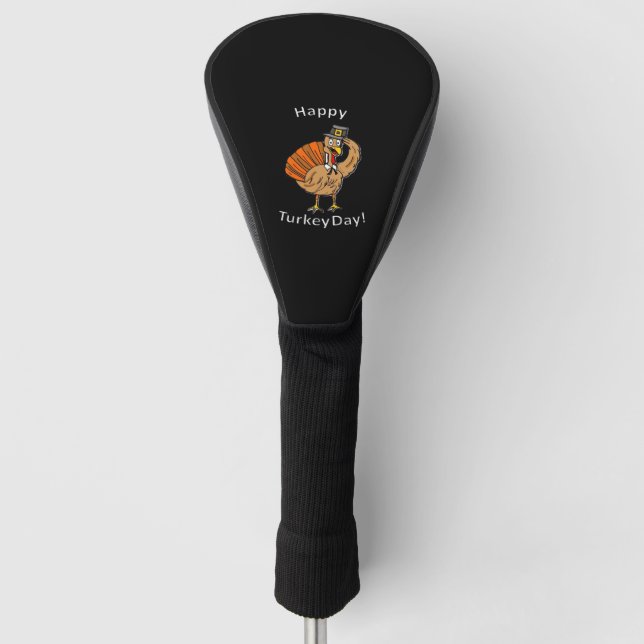 Funda Para Palo De Golf Acción de Gracias (Estilo 2) Camiseta sobredimensi (Anverso)