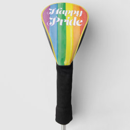 Funda Para Palo De Golf Acuarelas Feliz Orgullo Arcoíris