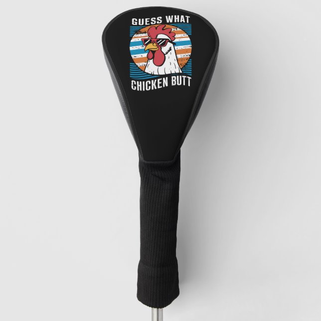 Funda Para Palo De Golf Adivinen Qué Amantes De Pollos Divertidos De Pollo (Anverso)