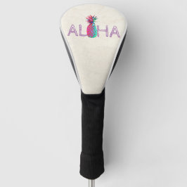 Funda Para Palo De Golf Adorable Aloha Piña Hawaiana