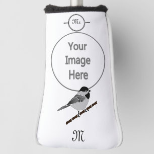 Funda Para Palo De Golf Adorable Carolina Chickadee Personalizado