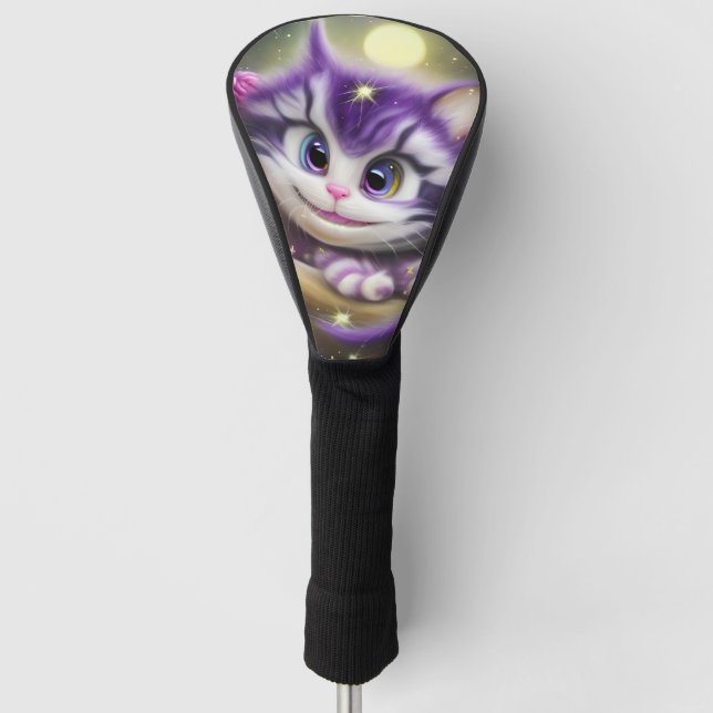 Funda Para Palo De Golf Adorable Cheshire Kitten (Anverso)