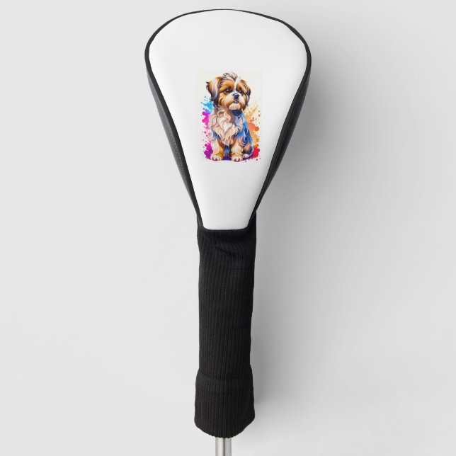 Funda Para Palo De Golf Adorable Shih Tzu (Anverso)