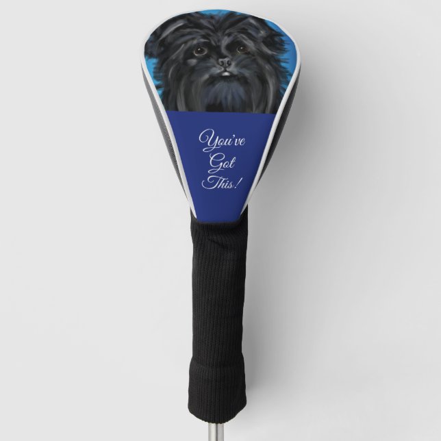 FUNDA PARA PALO DE GOLF AFFENPINSCHER (Anverso)