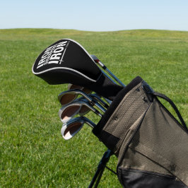 Funda Para Palo De Golf Afiladores de hierro negro y blanco