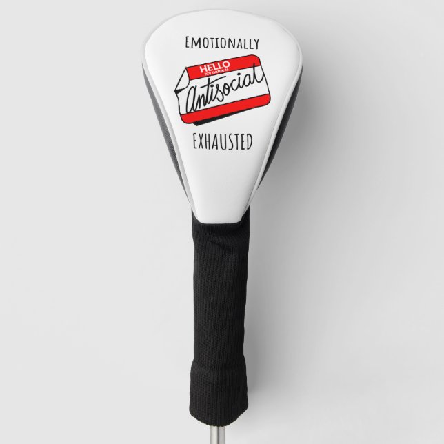 Funda Para Palo De Golf Agotado Emocionalmente (Anverso)