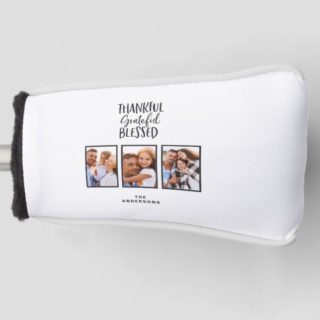 Funda Para Palo De Golf Agradecimiento agradecido bendecimiento foto acció (Anverso)