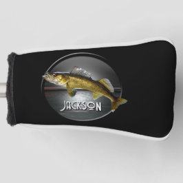 Funda Para Palo De Golf Agua de la Luna y Pike Walleye