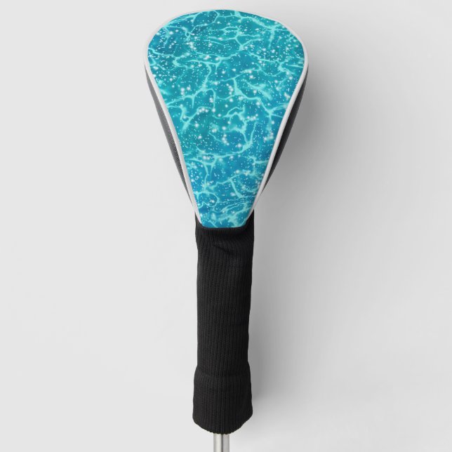 Funda Para Palo De Golf Agua de mar azul con paracaídas (Anverso)