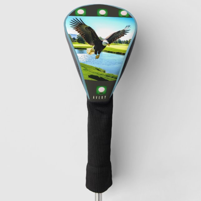 Funda Para Palo De Golf Águila Calva - Conductor (Anverso)
