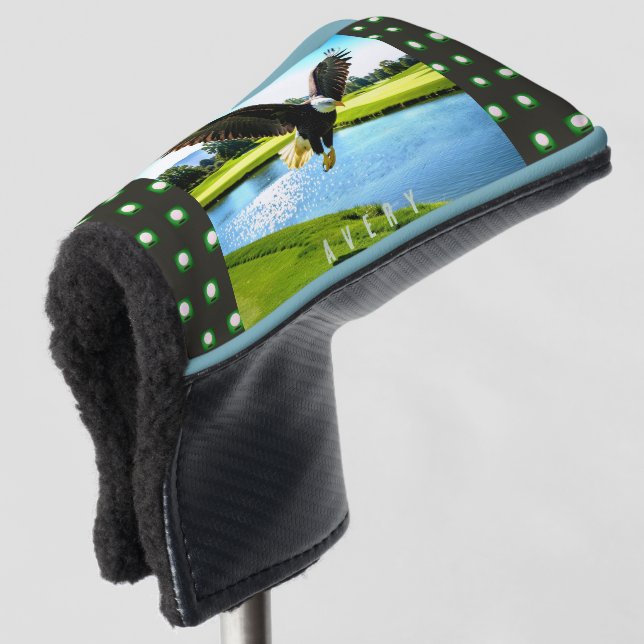 Funda Para Palo De Golf Águila Calva - Pajarraco Putter (Anverso 3/4)