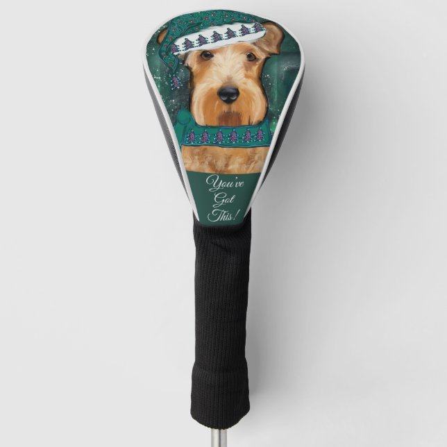 Funda Para Palo De Golf Airedale Terrier (Anverso)