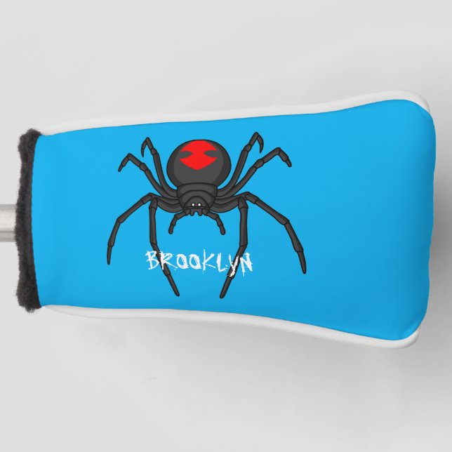 Funda Para Palo De Golf Alarmante ilustracion personalizado de araña de vi (Anverso)